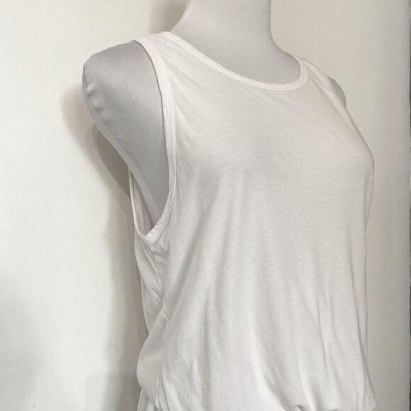 JAMES PERSE WHITE SLEEVELESS UTILITY TANK DRESS - LARGE - Picture 4 of 11